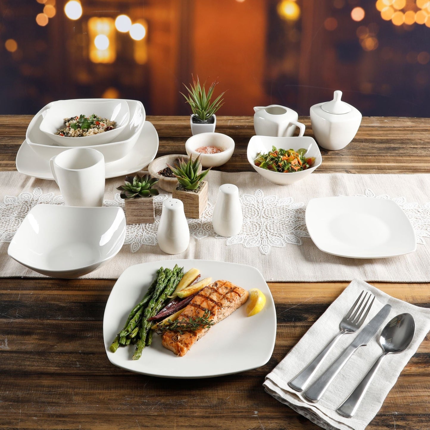 Gibson Home Zen Buffet 39-Piece Dinnerware Set