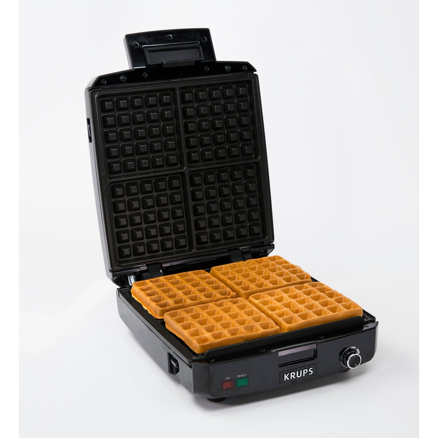 KRUPS 4 Slice Belgian Waffle Maker