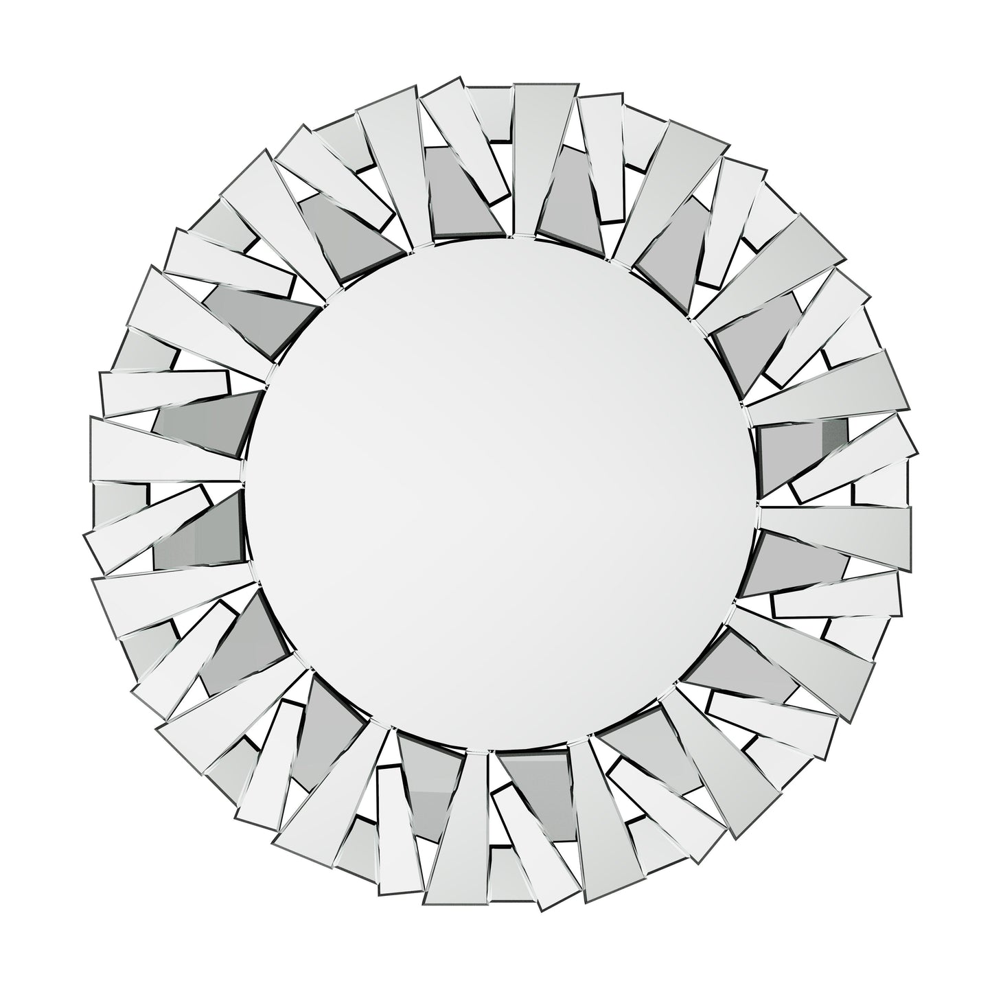 Large Round Decorative Mirrors Wall Mirror Art Glass Accent Mirrors - 32in.Wx32in.H