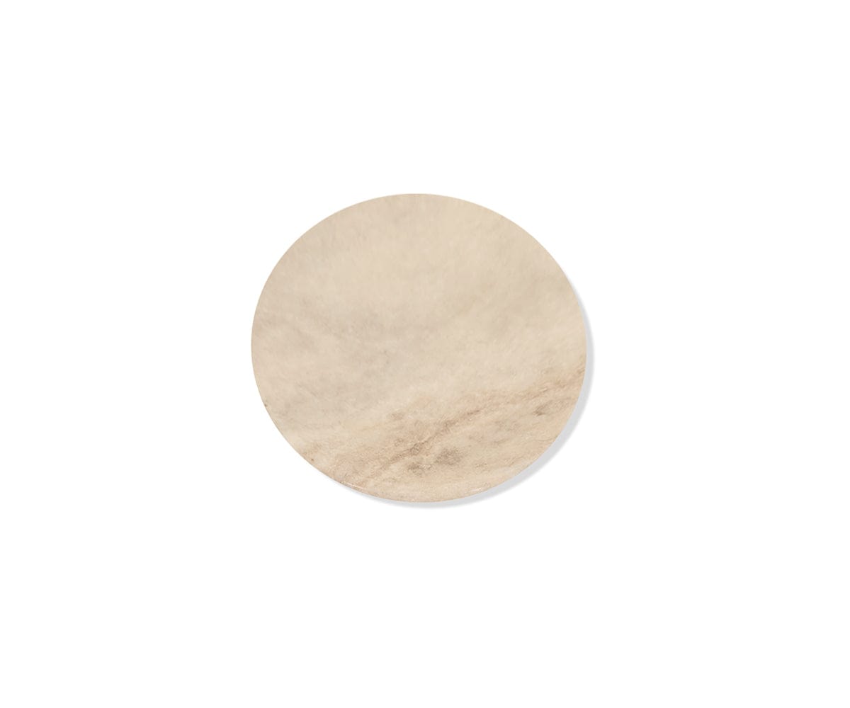 Sous-verres ronds en marbre Savina - 4 pièces
