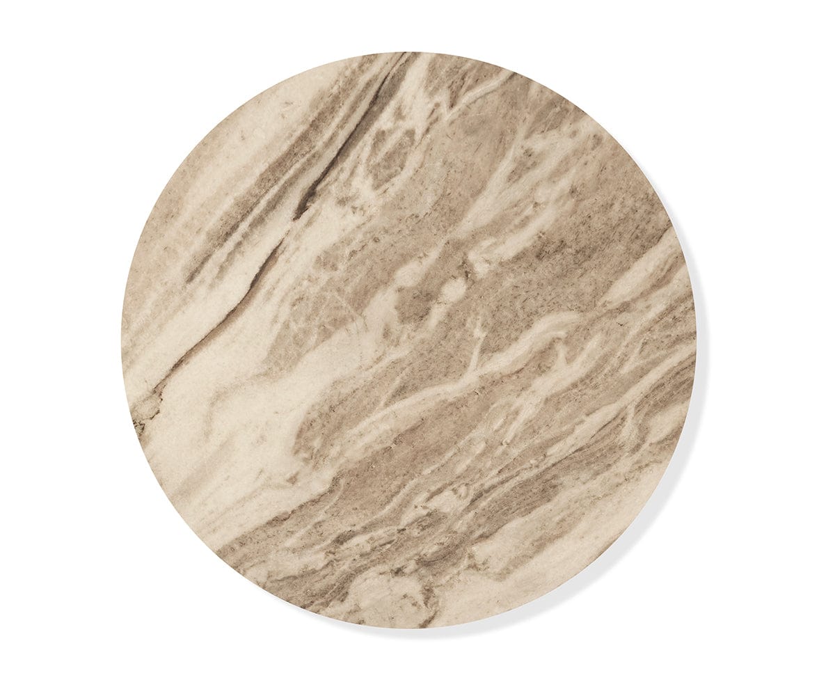 Planche ronde en marbre Savina