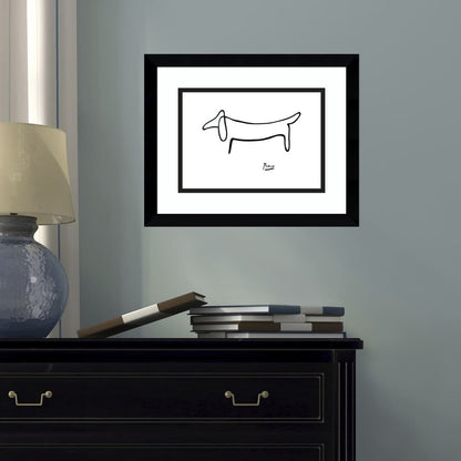 Impression encadrée « Le Chien » de Pablo Picasso