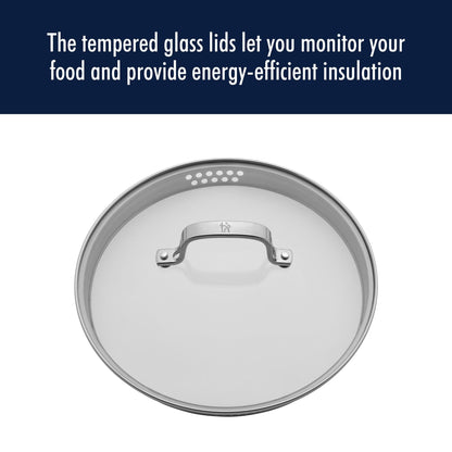 Cocotte en acier inoxydable Henckels Clad H3 de 6 pintes avec couvercle