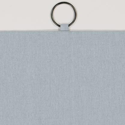 Mercantile Drop Cloth Light Filtering Ring Top Tab Farmhouse Curtain Panel with Valance