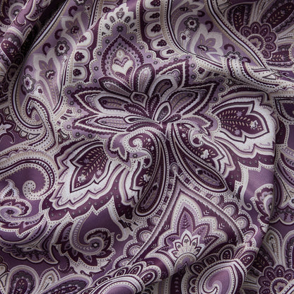 HLC.me Paris Paisley Print Light Reducing Filtering Grommet Window Curtain Panels - Set of 2