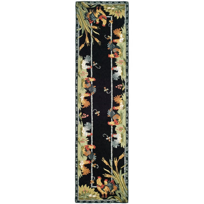SAFAVIEH Handmade Chelsea Yauheniya French Country Rooster Wool Rug