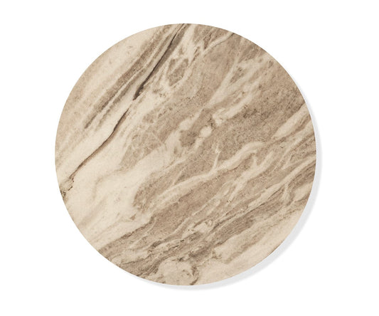 Planche ronde en marbre Savina